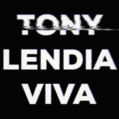 Tony Lendia Viva On Black Background GIF