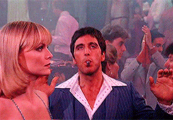 Tony Montana Dancing & Partying GIF