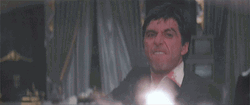 Tony Montana Shooting Armalite GIF