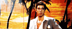 Tony Montana Staring Blankly GIF