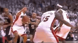 Tony Parker Spurs Miami Heat Shot GIF