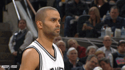 Tony Parker Spurs Nodding GIF