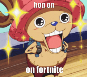 Tony Shimmering Eyes Fortnite Meme GIF