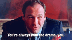 Tony Soprano Always With The Drama GIF