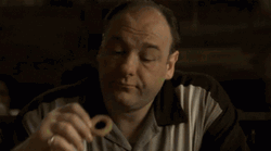 Tony Soprano Eating Food GIF