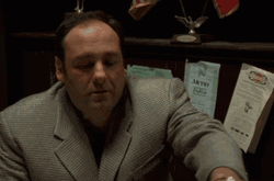 Tony Soprano Money GIF