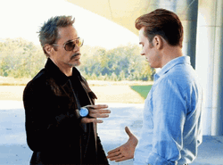 Tony Stark And Steve Rogers Shaking Hands GIF