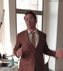 Tony Stark Crazy Dance Moves  GIF