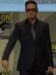 Tony Stark Fancy Entrance  GIF