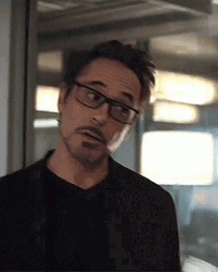 Tony Stark Holding Coffee To Go Cup  GIF