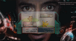 Tony Stark Playing Pokémon  GIF