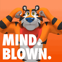Tony The Tiger Mind Blown GIF