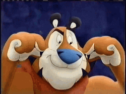 Tony The Tiger Normal Stripes In Head GIF