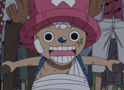 Tony Tony Chopper Covered In Bandage GIF
