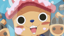 Tony Tony Chopper Cute Behind Glass GIF