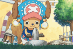 Tony Tony Chopper Grinding Medicine GIF