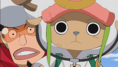 Tony Tony Chopper Pink And Yellow Hat GIF