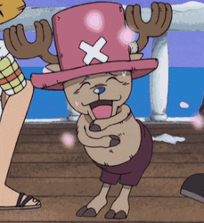 Tony Tony Chopper Shy Dance GIF