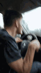 Too Big To Be Driving GIF