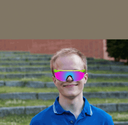 Too Cool Cute Kid Rainbow Shades GIF
