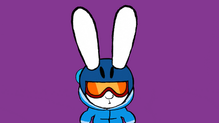 Too Cool Simon Super Rabbit GIF