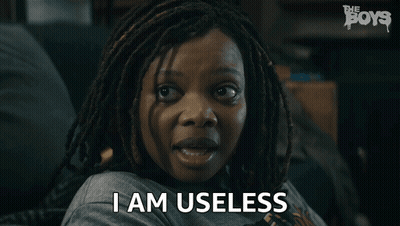 Too Depressed On Black Background GIF