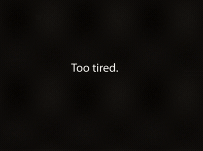 Too Depressed On Black Background GIF