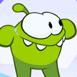 Too Hot For Om Nom GIF