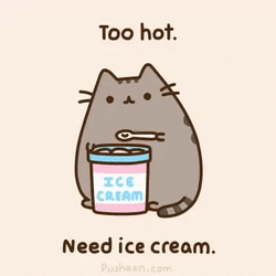 Too Hot This Day Need Ice Cream GIF