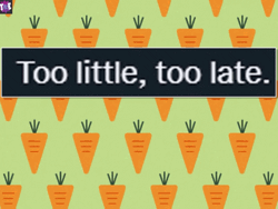 Too Little Too Late Im Done GIF