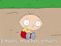 Too Much Emails I'm Going Crazy GIF