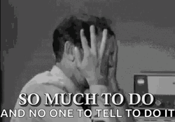 Too Much Work Stressed Out Worker GIF