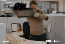 Too Much Work Tired Employee Flipping Out GIF