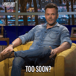 Too Soon David Spade Show Lights Out GIF