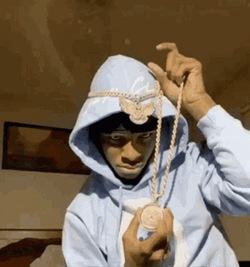 Toosii In Hoodie Dancing GIF