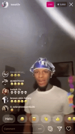 Toosii Live Stream GIF