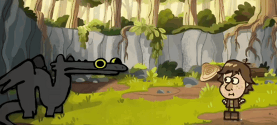 Toothless Dance Moves On Hiccup Meme GIF