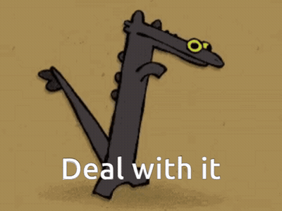 Toothless Dancing Deal With It GIF