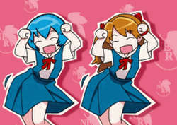 Toothless Dancing Meme Asuka Evangelion GIF