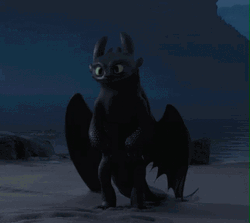 Toothless Dancing Meme Shy Hide GIF