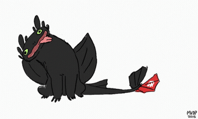 Toothless Drawing By Mvdp GIF