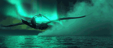 Toothless Flying Over The Sea GIF