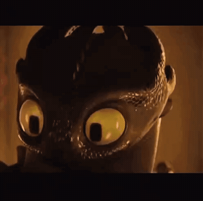 Toothless Making Funny Face Looking At Camera GIF