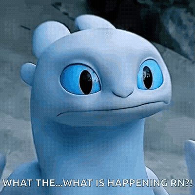 Toothless Saying What The What Is Happening Rn GIF