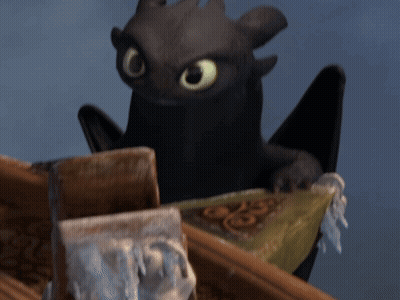 Toothless Sitting On A Boat GIF