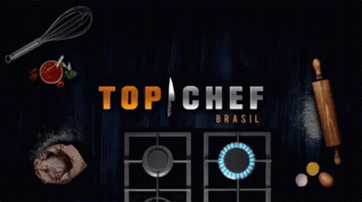 Top Chef Brasil Logo With Stove Top GIF