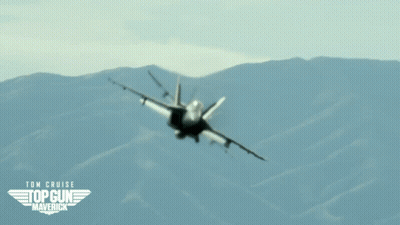 Top Gun Maverick Poster With Fighter Jet GIF