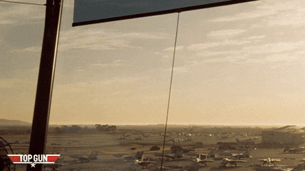 Top Gun Maverick Surprised Captain GIF