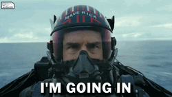 Top Gun Maverick Tom Cruise Going In GIF