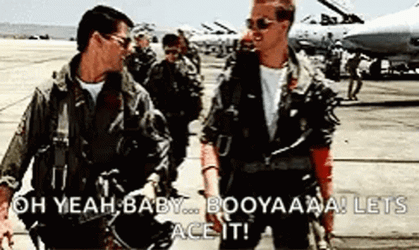 Top Gun Volleyball GIF